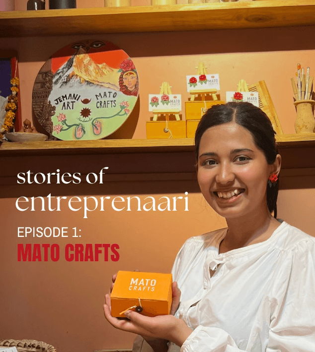 Meet entreprenaari's very first feature: Subhechha Singh, the 21 year old founder of @mato_crafts